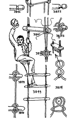 rope-ladder knots ship